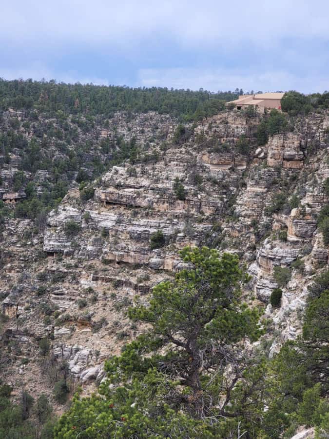 Visitor Center overlooking Walnut Canyon