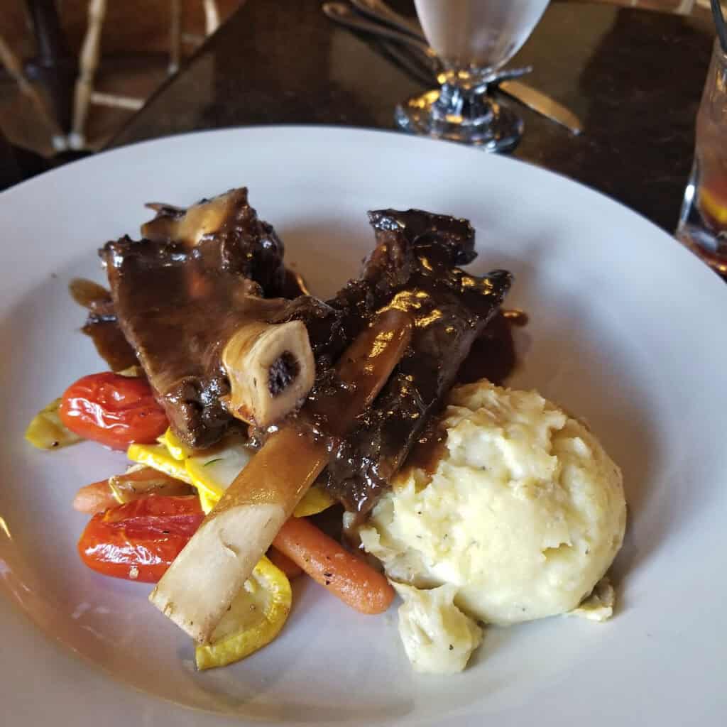 Bison Ribs at the Great Northern Dining Room