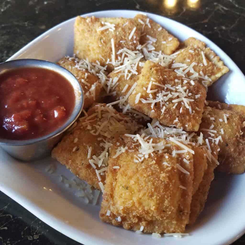 Crispy Fried Ravoli at Glacier Park Lodge