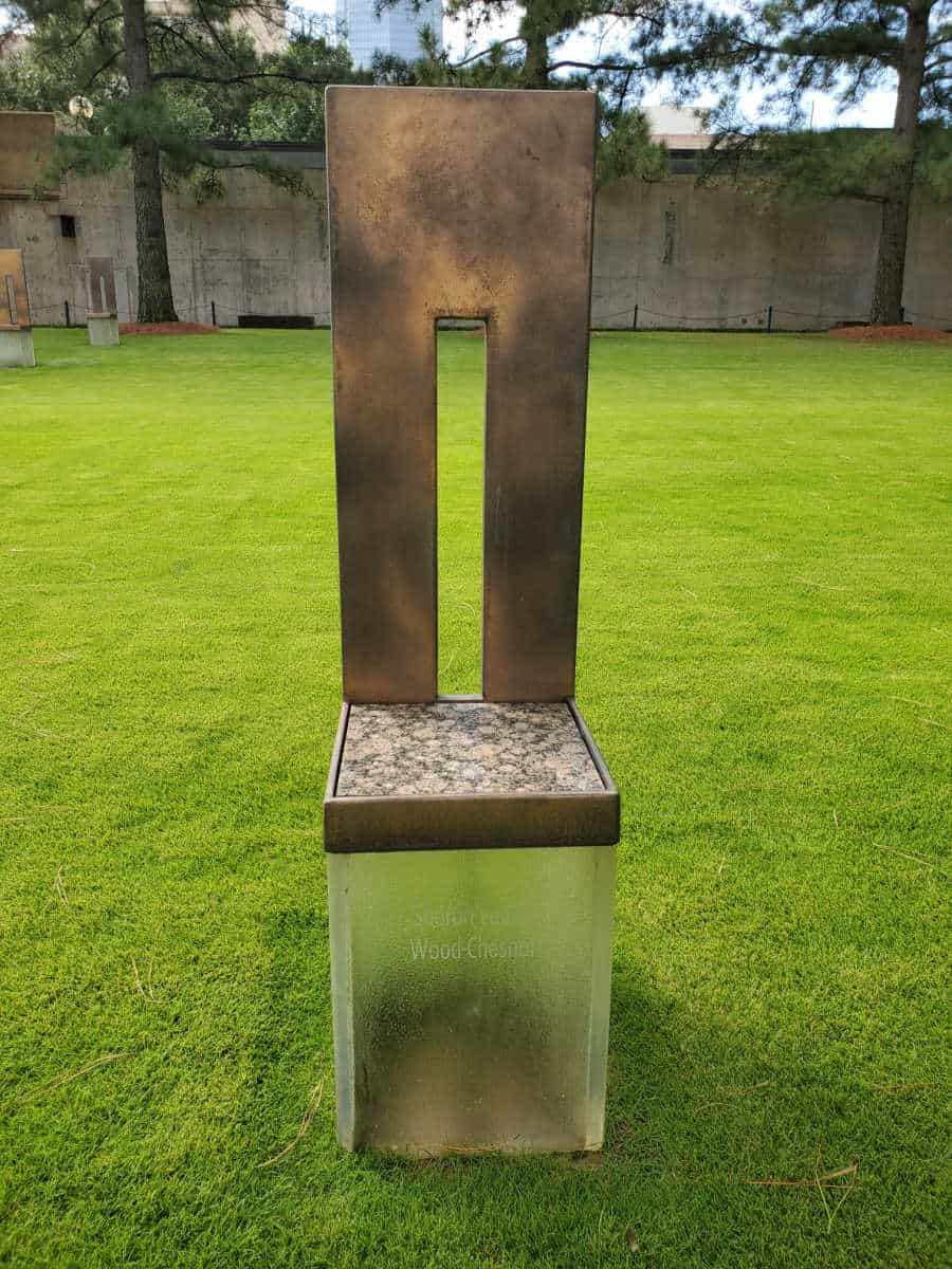 Memorial Chair at OKC Bombing