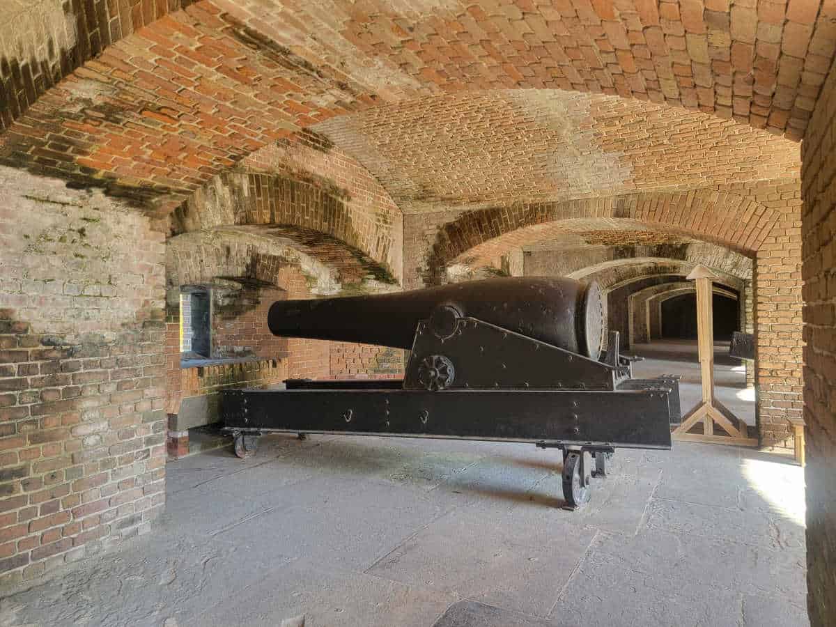 Canon at Fort Zachary Taylor State Park Florida
