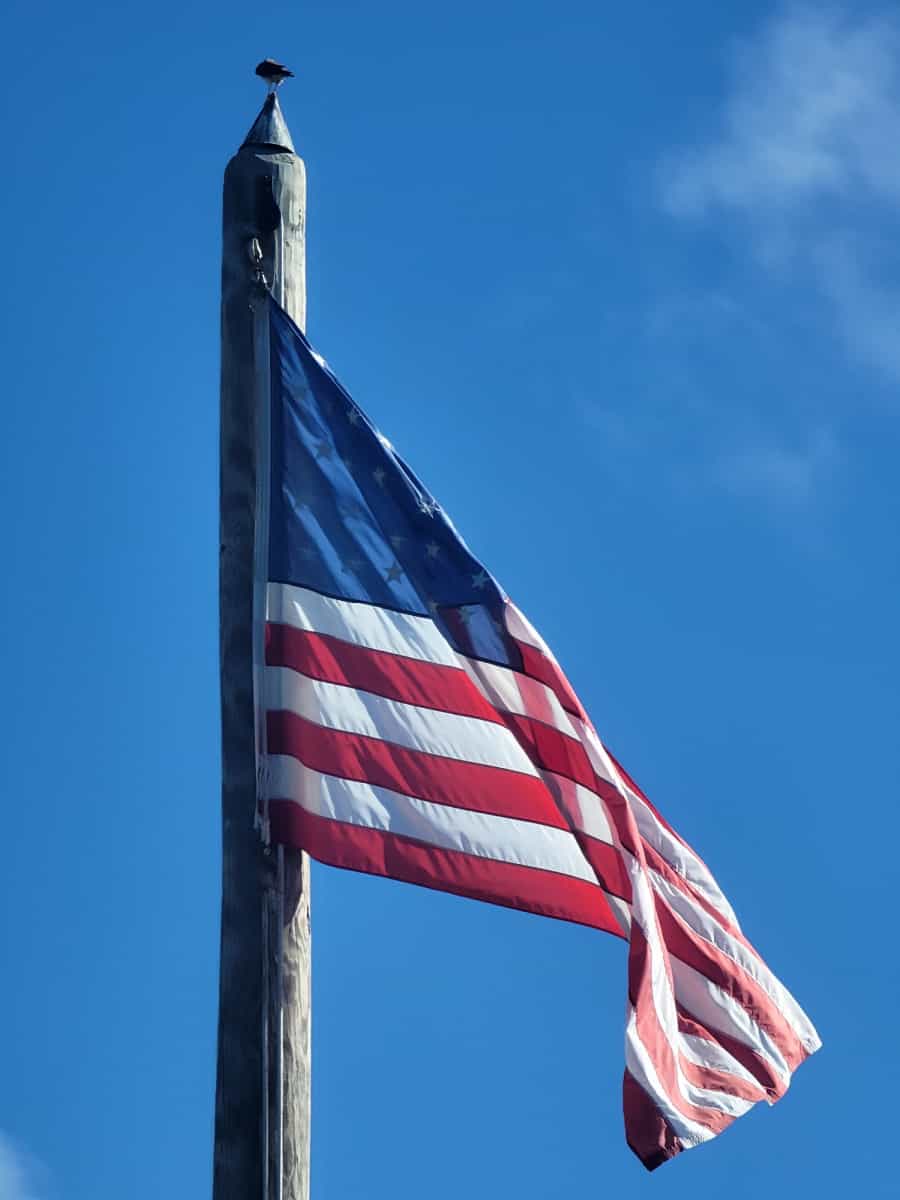 American Flag at Fort Zachary Taylor State Park