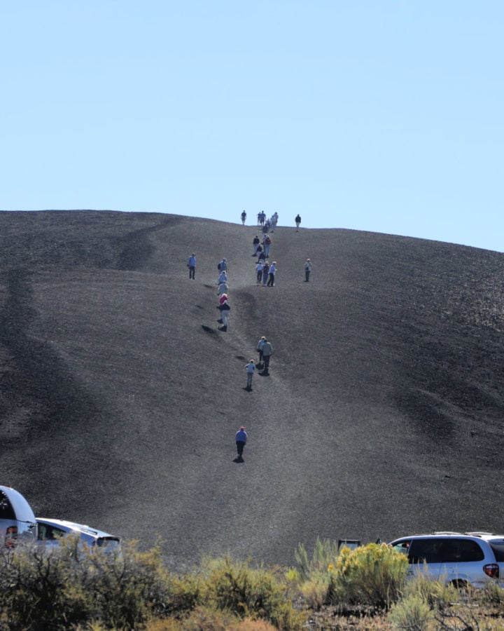 Hiking the Cinder Cone Trail at Craters of the Moon National Monument and Preserve Idaho