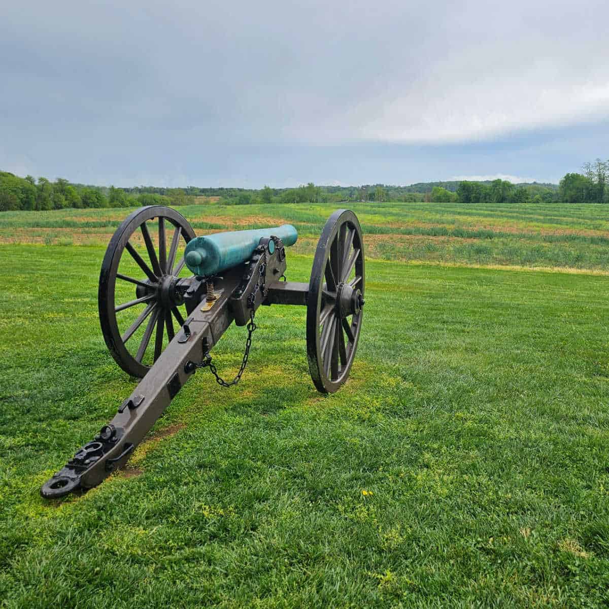 Historic Cannon on Monocacy National Battlefield