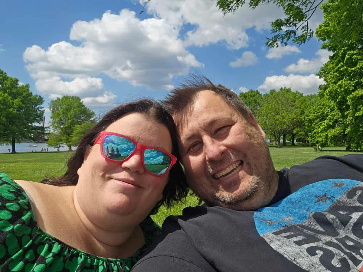 Park Ranger John and Tammilee at Fort McHenry