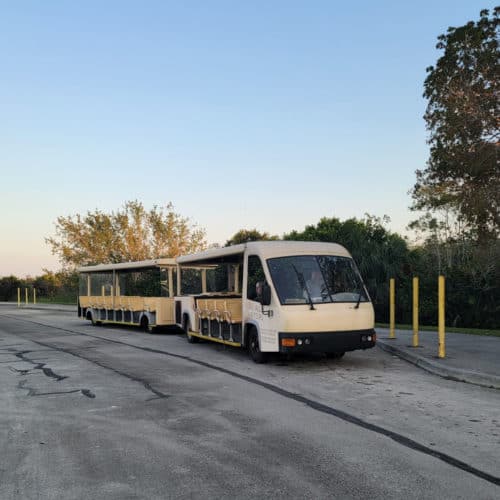 Tram at Everglades National Park Shark Valley