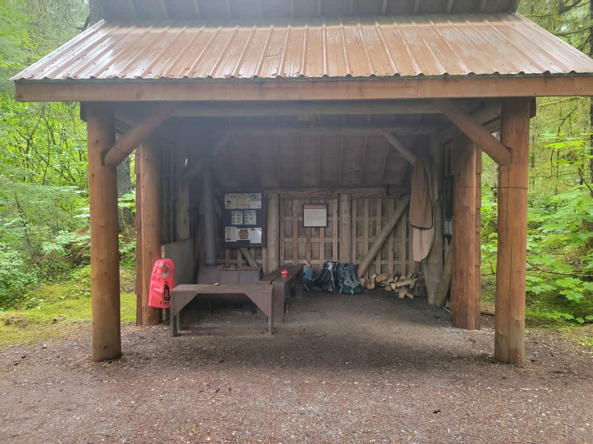 Warming Shelter at Bartlett Cove in Glacier Bay National Park