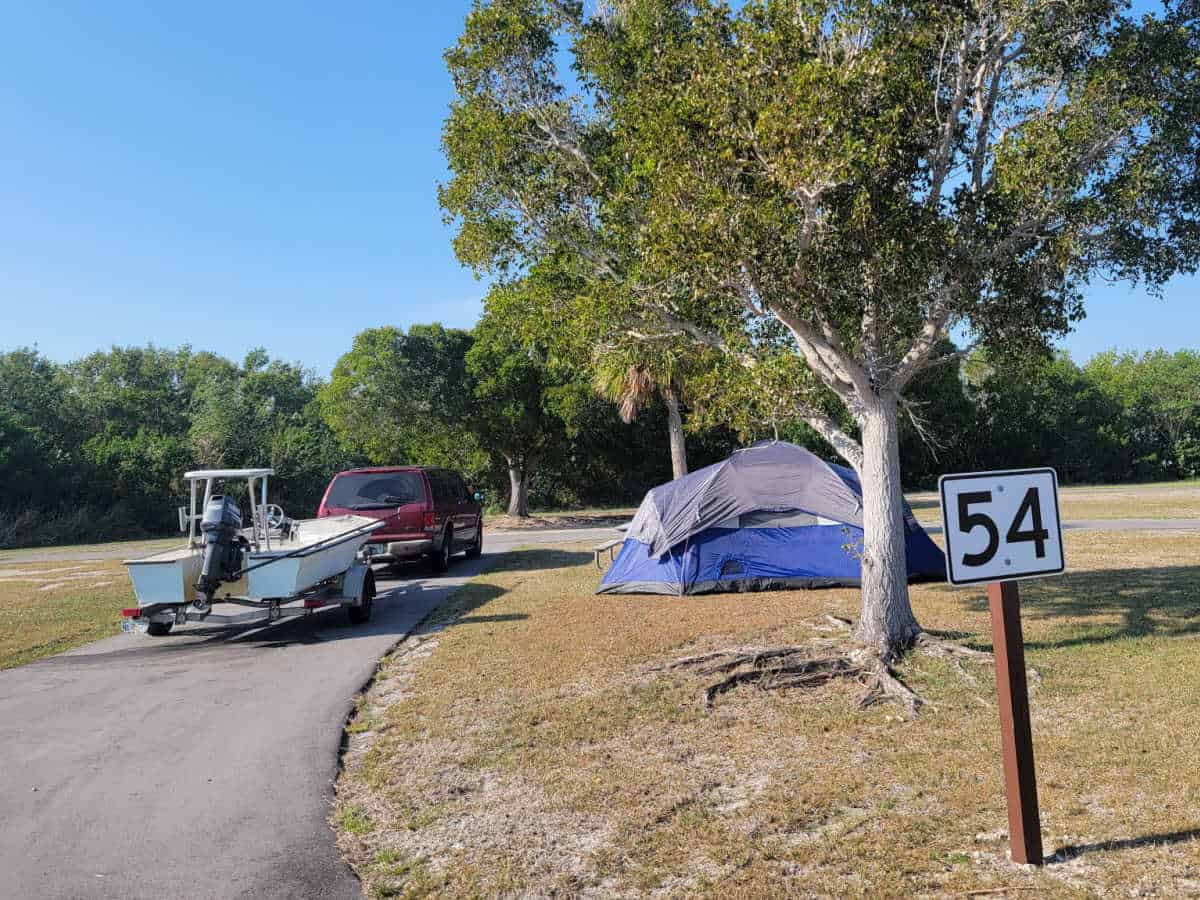 Campsite 54 T Loop Flamingo Campground Everglades National Park Florida