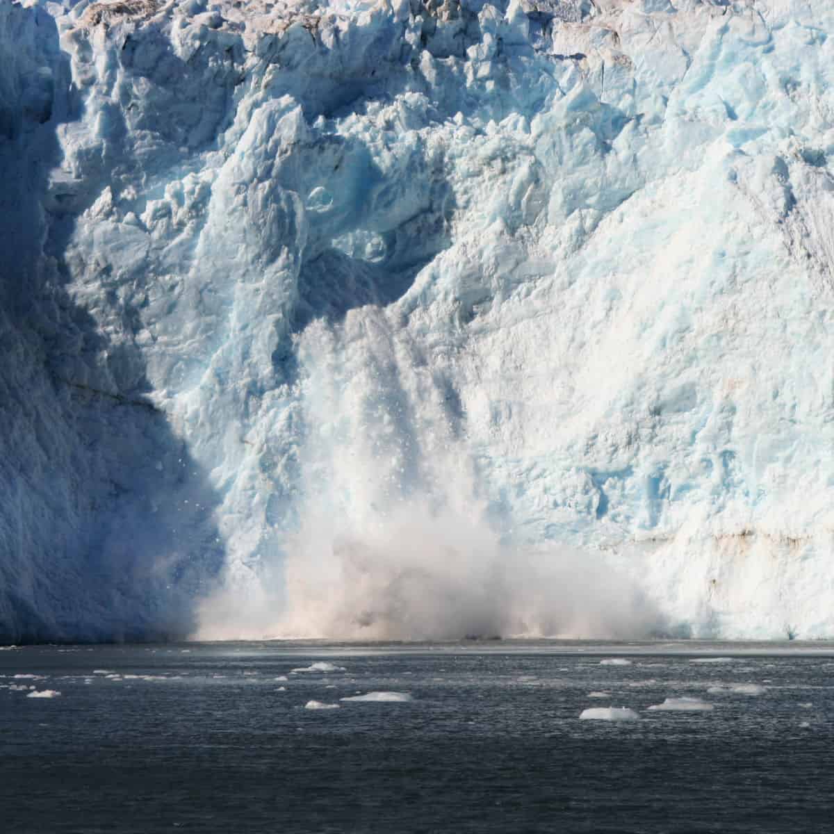 Glacier Calving Kenai Fjords National Park