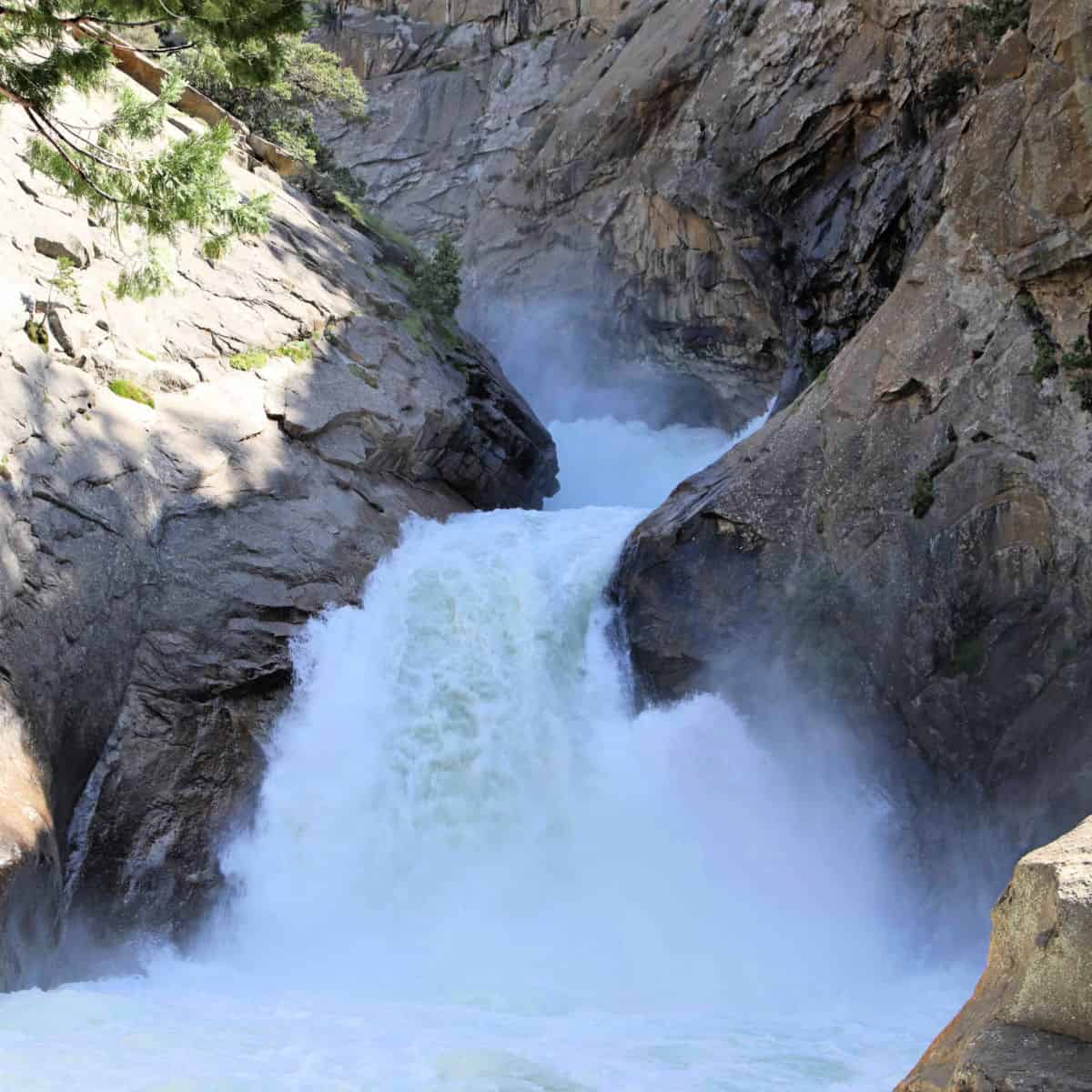 Roaring River Falls at Kings Canyon National Park California