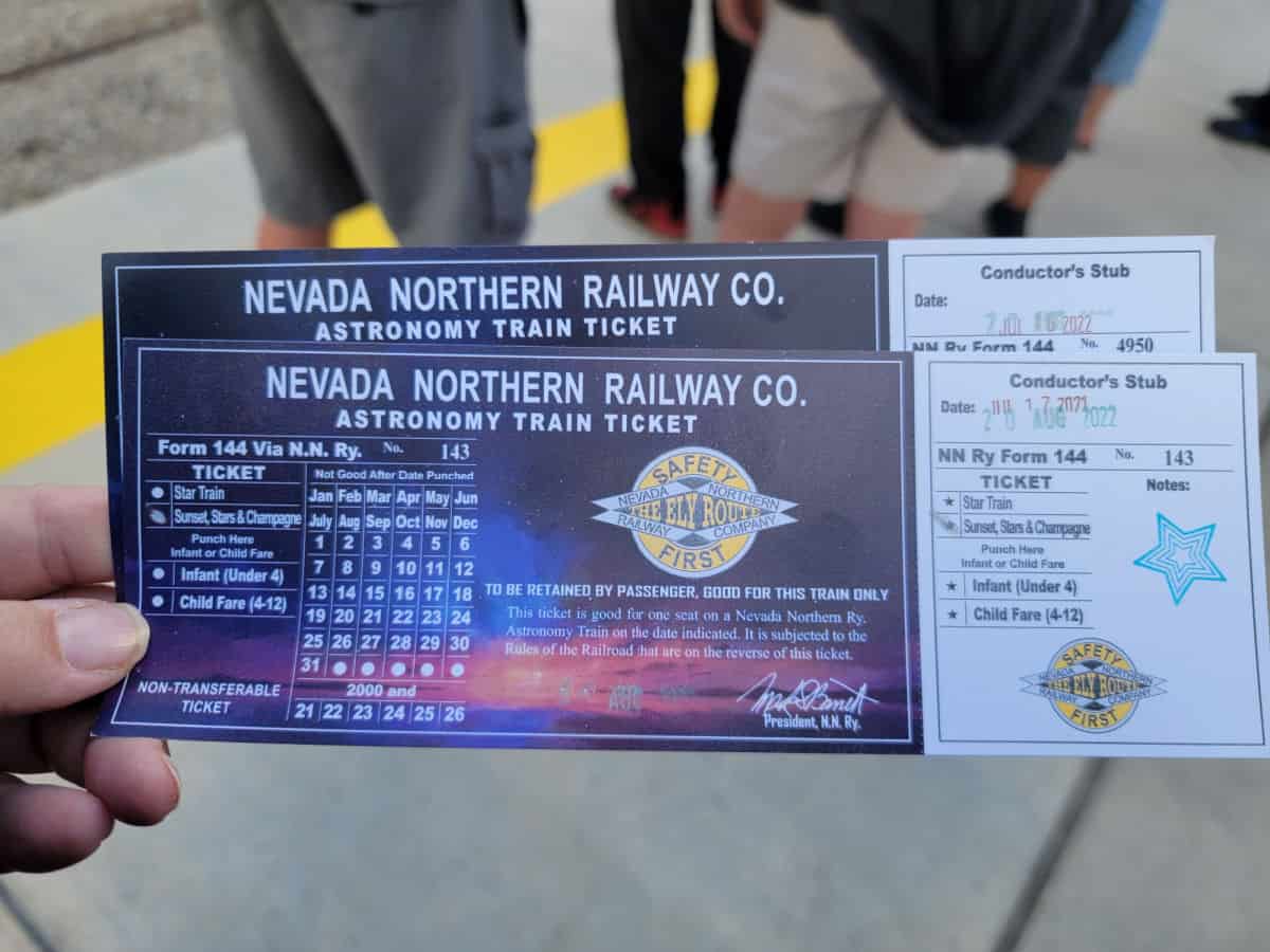 Tickets to the Great Basin Star Train in Ely Nevada