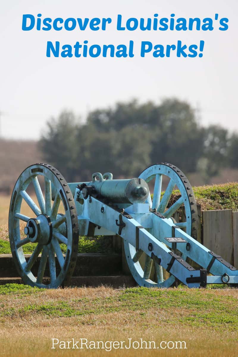 Battle site for the Battle of New Orleans Discover 5 National Park Sites in Louisiana