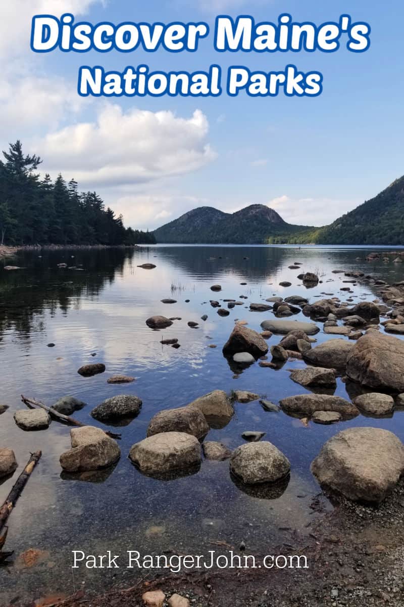 Epic views from the trail around Jordan Pond in Acadia National Parks 
