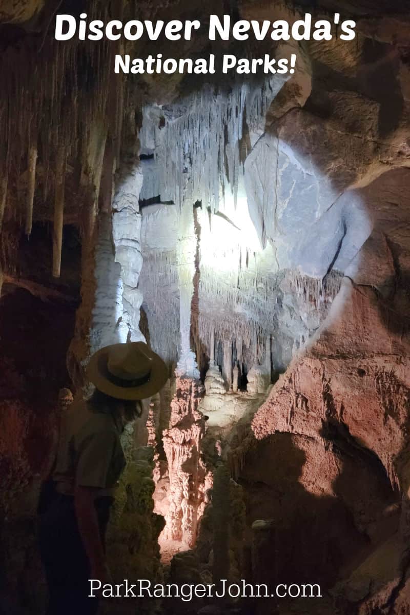 Taking a ranger led cave tour of Leahman Caves in Great Basin National Parks while exploring Nevada's National Parks