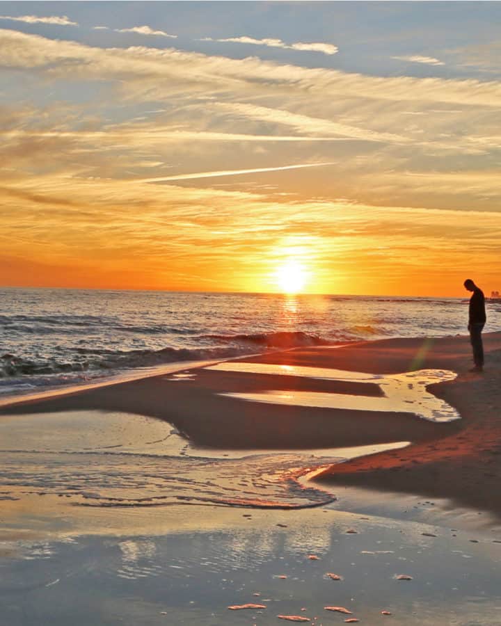 Enjoying sunset in Florida's National Parks