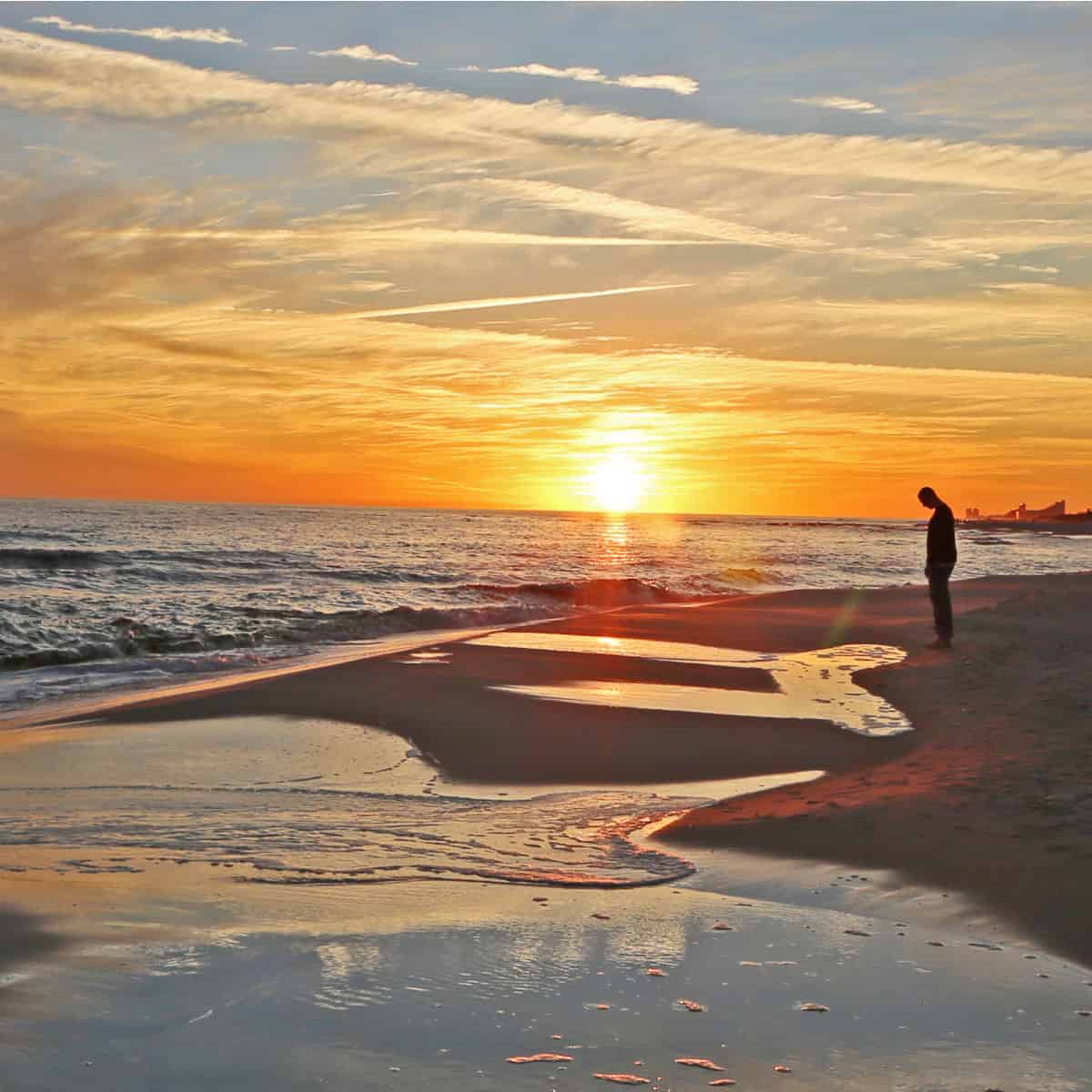 Enjoying sunset in Florida's National Parks