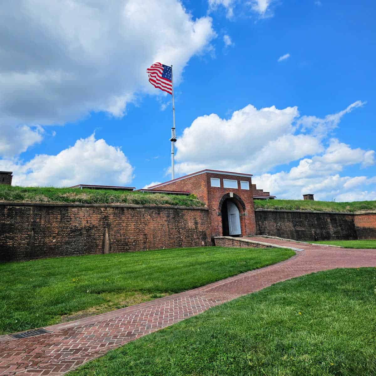 Fort McHenry National Monument birthplace of the Star Spangled Banner in Maryland