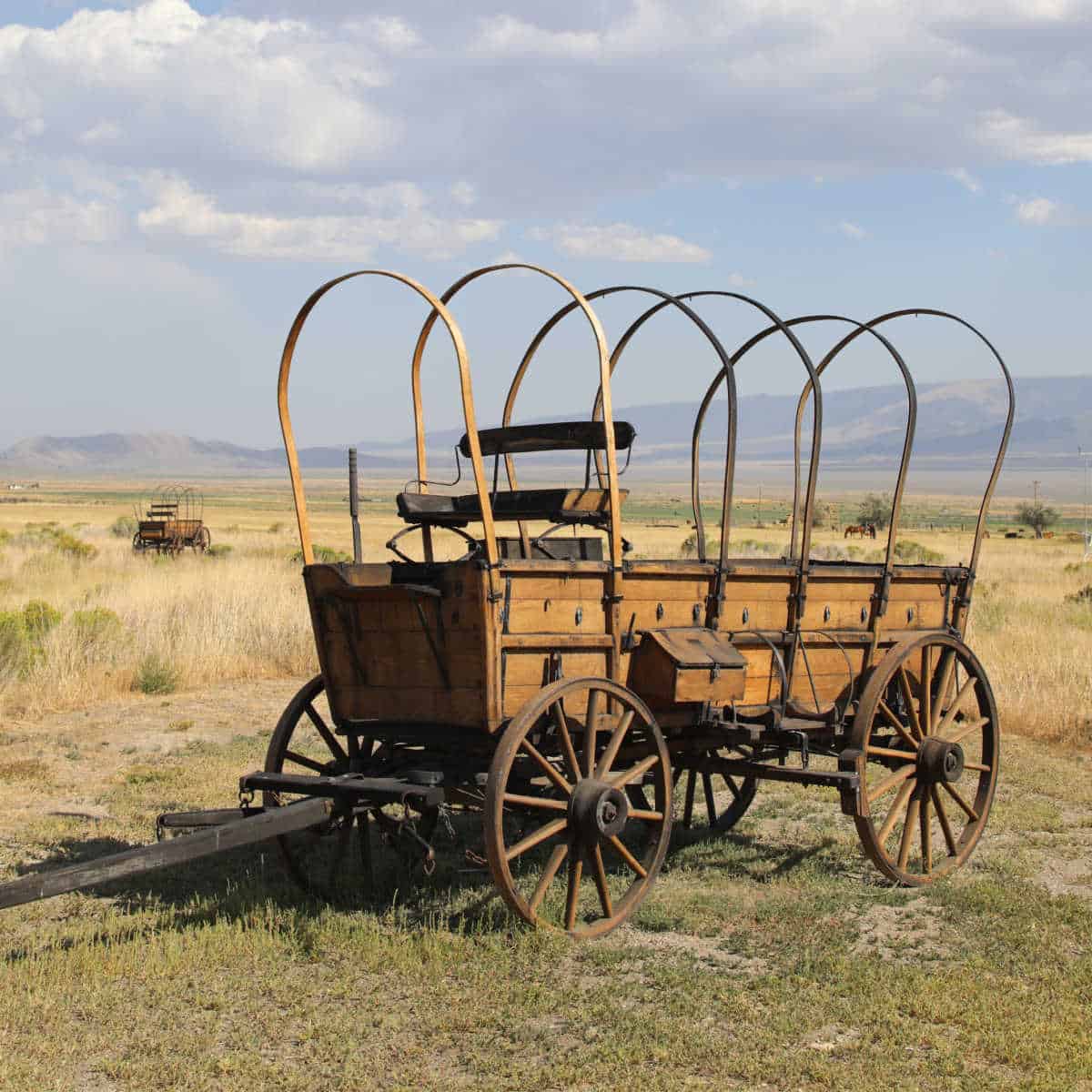 wagon along the California National Scenic Trail 