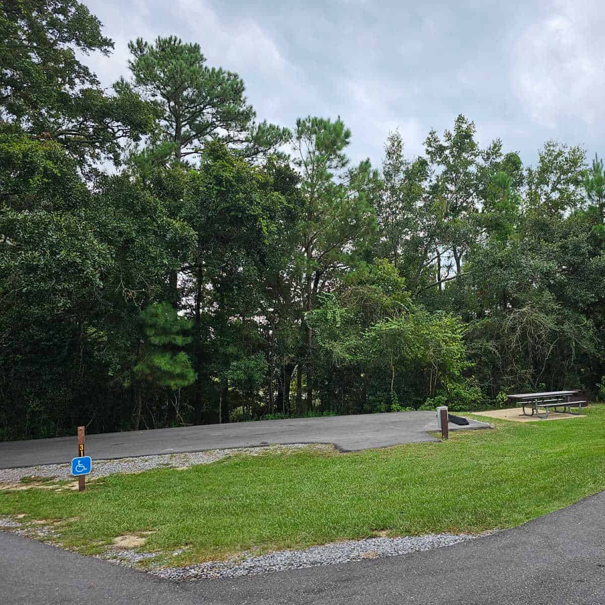 Campsite 31 Davis Bayou Campground Gulf Islands National Seashore Mississippi