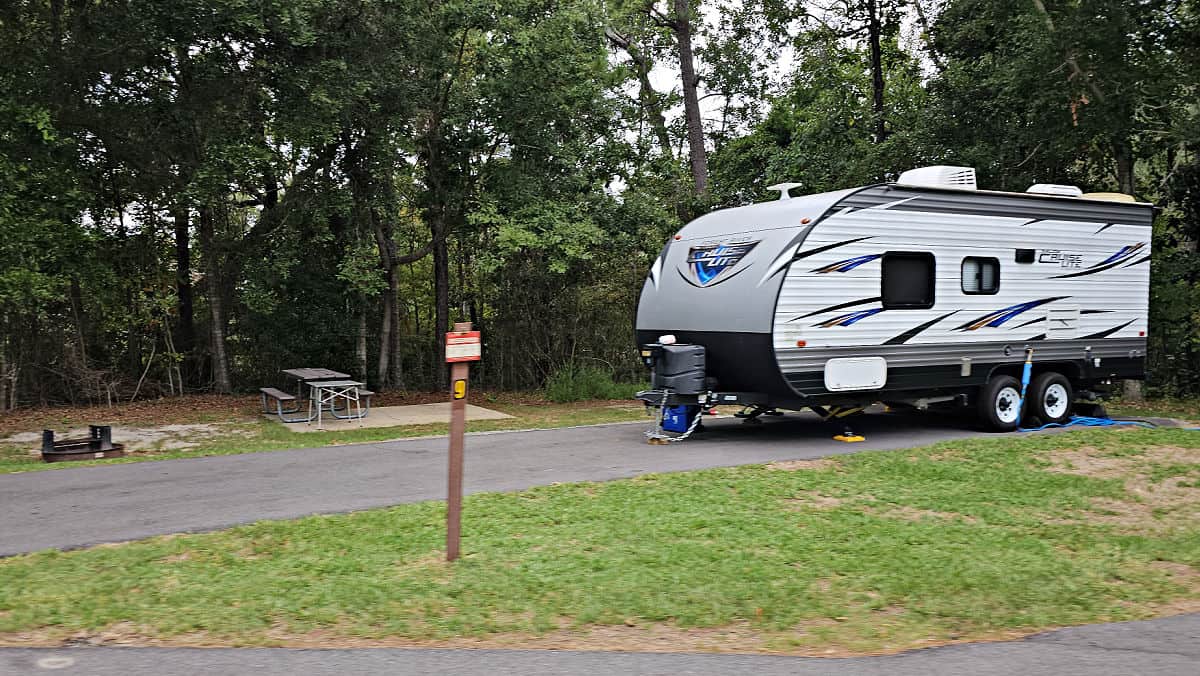 Campsite 9 Davis Bayou Campground Gulf Islands National Seashore Mississippi