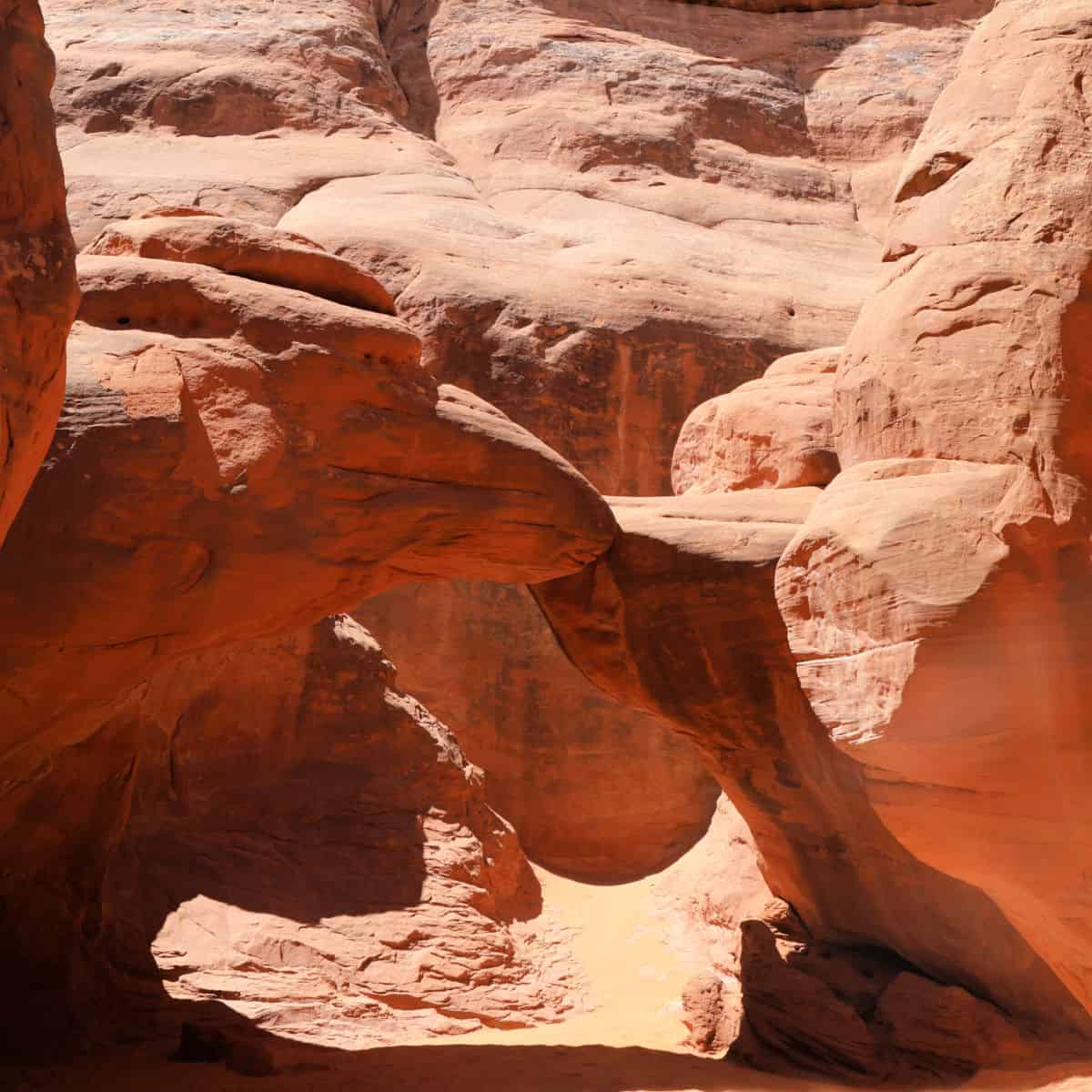Sand Dune Arch at Arches National Park in Utah