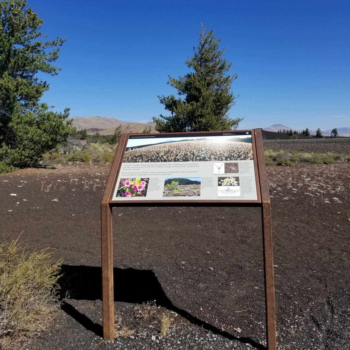 A Cinder Garden Interpretative Panel 