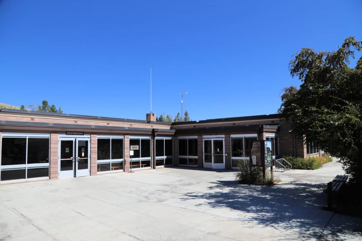 Visitor center at Craters of the Moon National Monument and Preserve