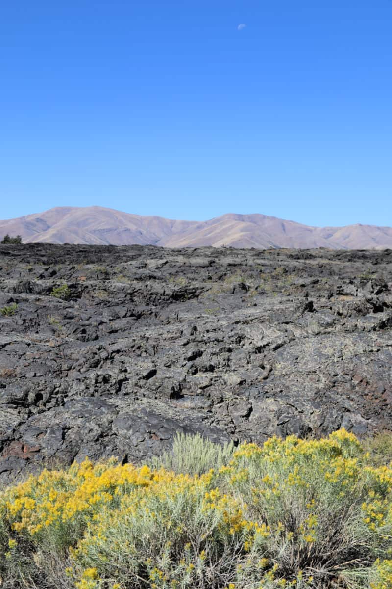 scenery at Craters of the Moon National Monument and Preserve