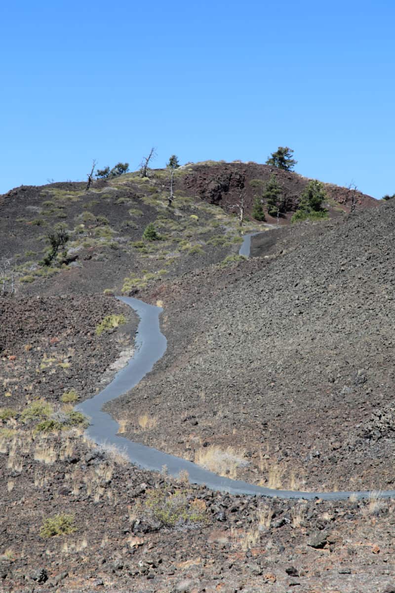 North Crater Trail at Craters of the Moon National Monument and Preserve