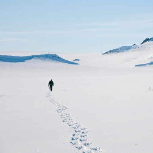 Snowshoeing in Gates of the Arctic photo credit to NPS Kyle Joly 2012