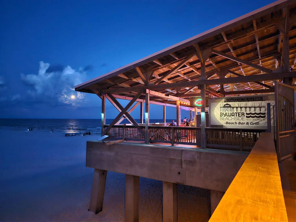 Bywater Beachside Beach Bar & Grill on Gulf State Park Pier