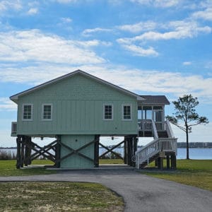 The cabins at Gulf State Park in Gulf Shores Alabama
