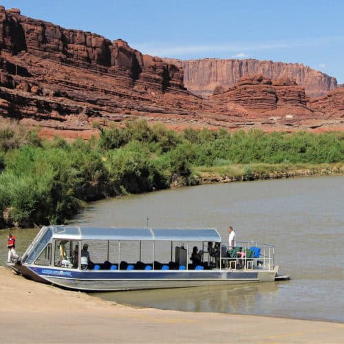 Jet Boat from Canyonlands by day and night on three hour tour on the Colorado River