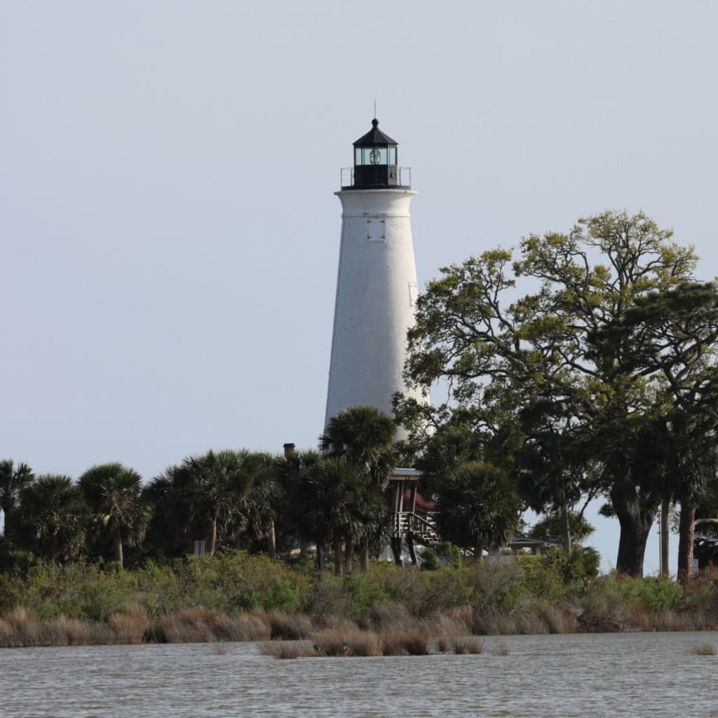 St Marks Lighthouse St Marks NWR Florida
