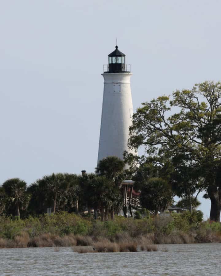 St Marks Lighthouse St Marks NWR Florida