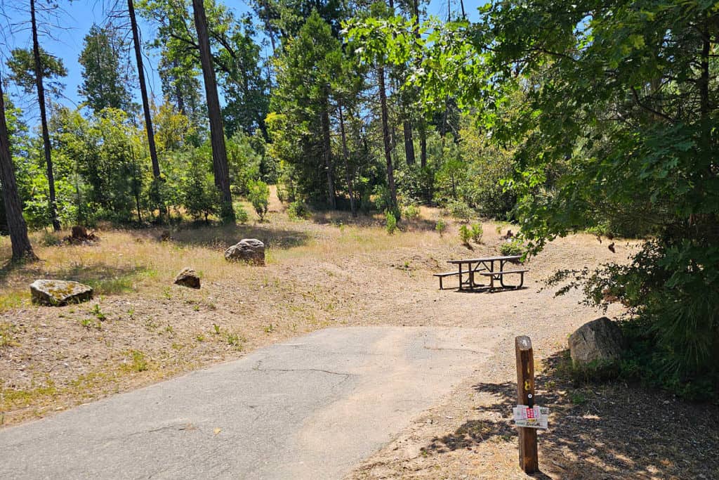 Campsite 18 Spring Cove Campground Bass Lake California