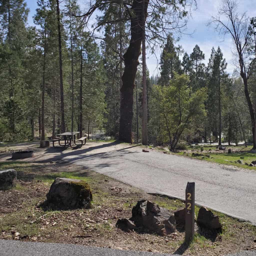 Campsite 22 Forks Campground Bass Lake California