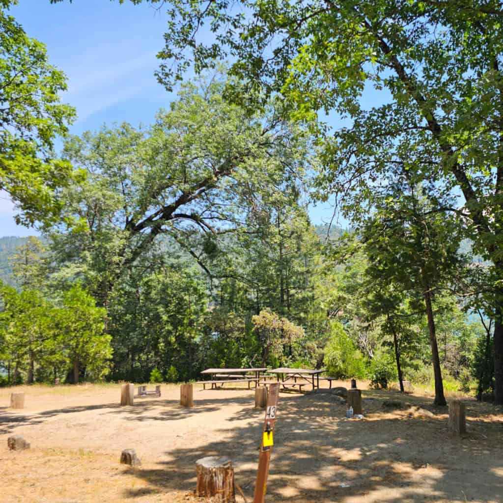 Campsite 43 Wishon Point Campground Bass Lake