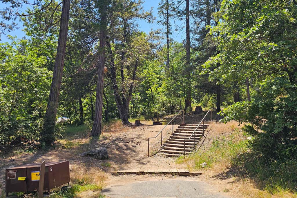 Campsite 5 Spring Cove Campground Bass Lake California