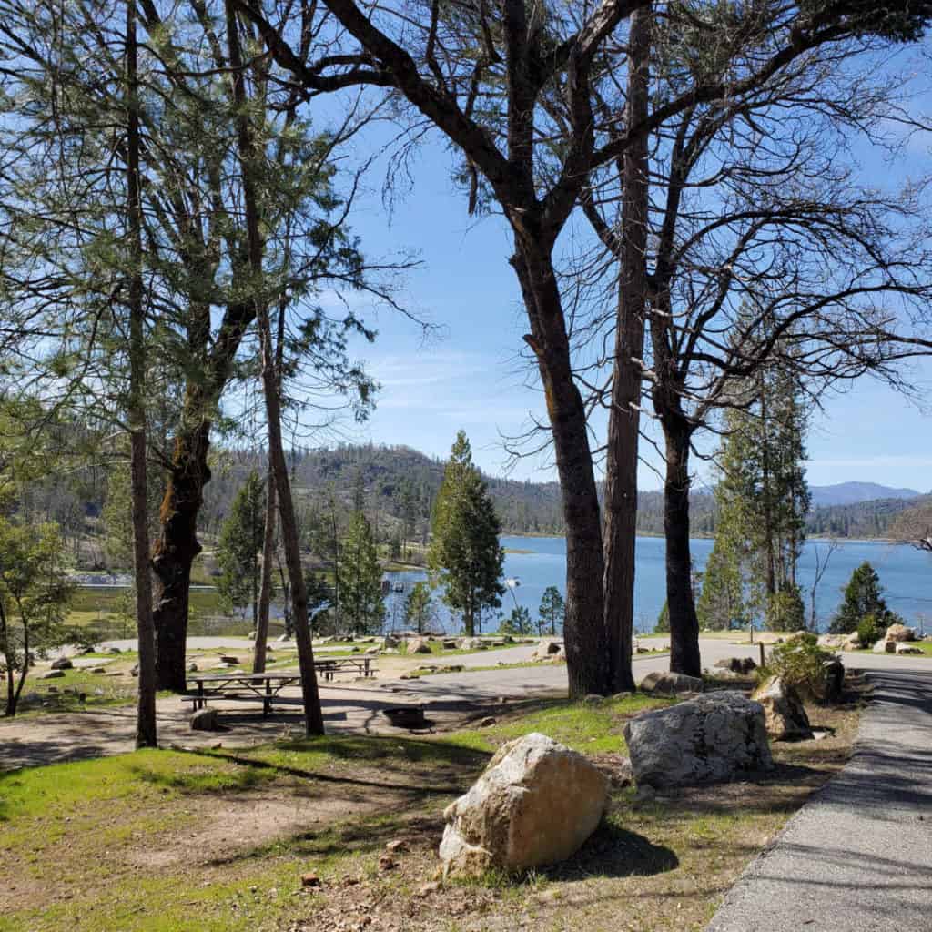 Campsite at Forks Campground Bass Lake California
