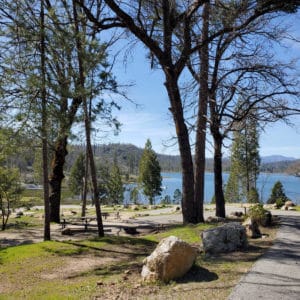 Campsite at Forks Campground Bass Lake California
