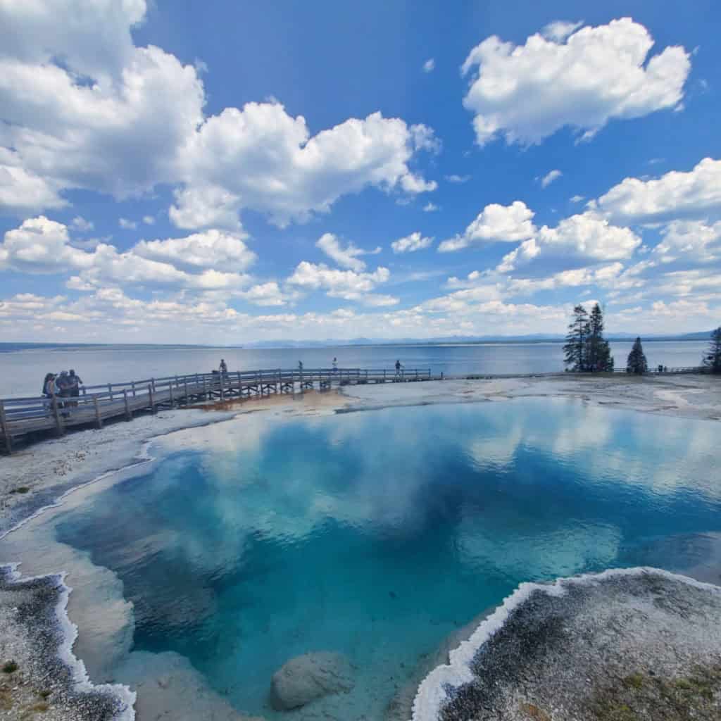 Black Pool West Thumb Geyser Basin Yellowstone National Park