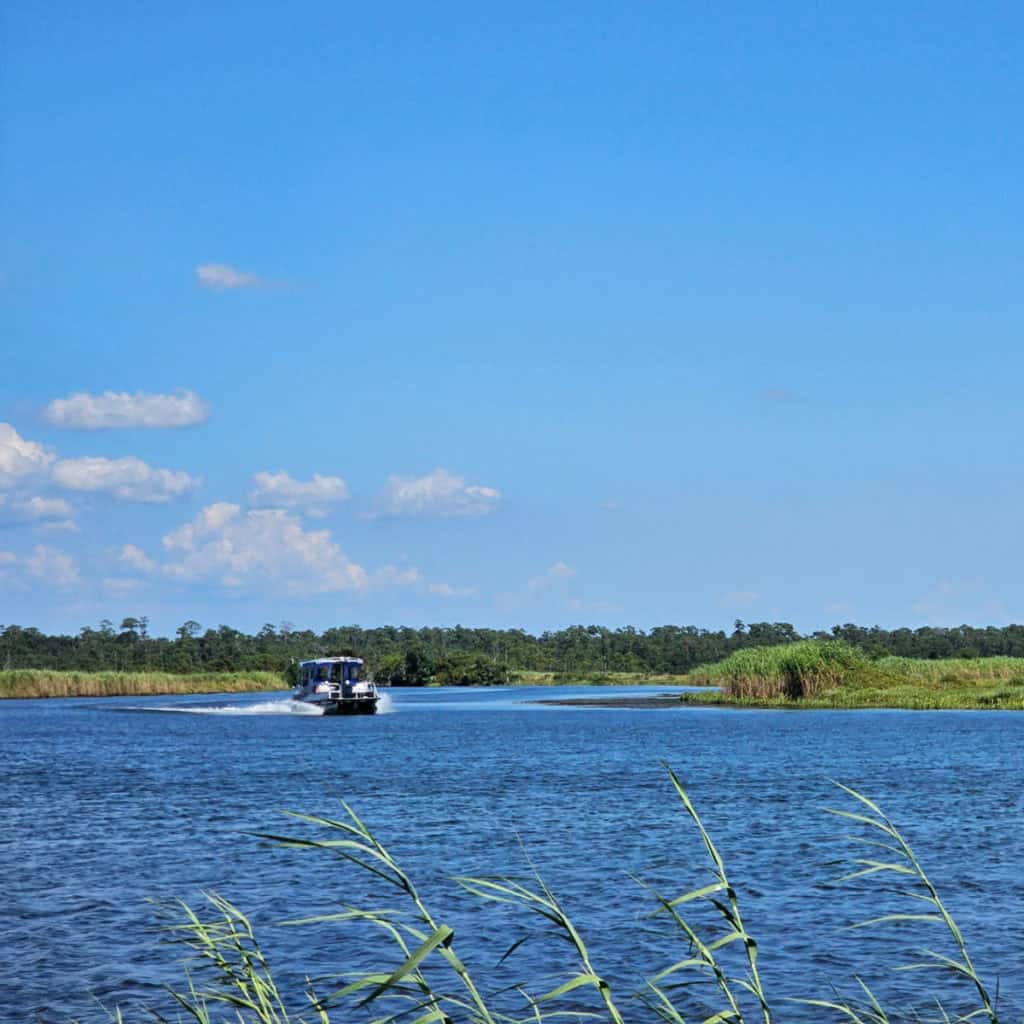 Boat in Big Branch Marsh NWR