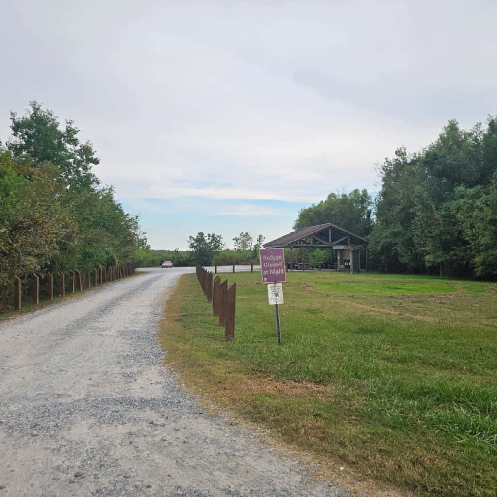 Joe Meadre Marsh Parking Lot area