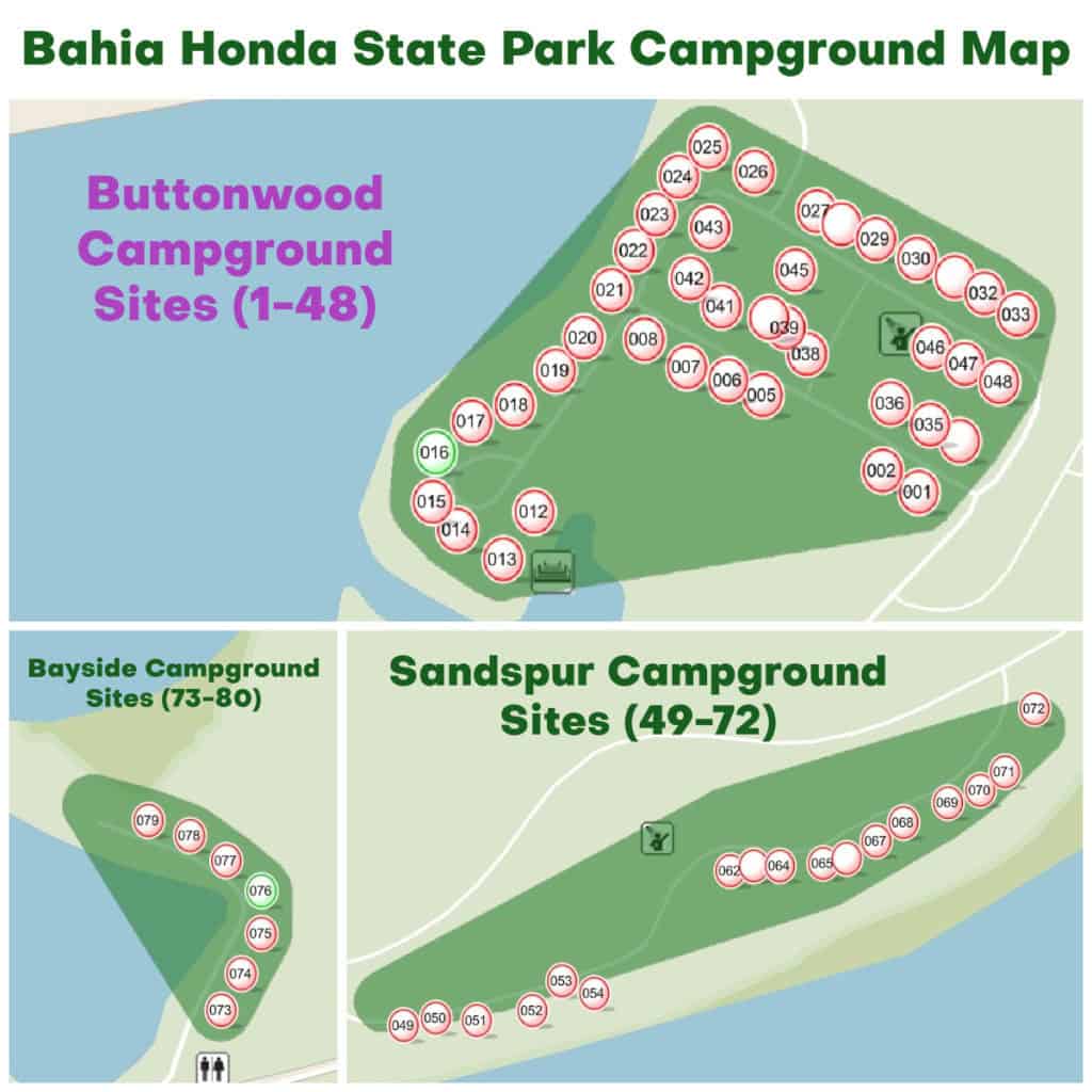 Bahia Honda State Park Campground Map