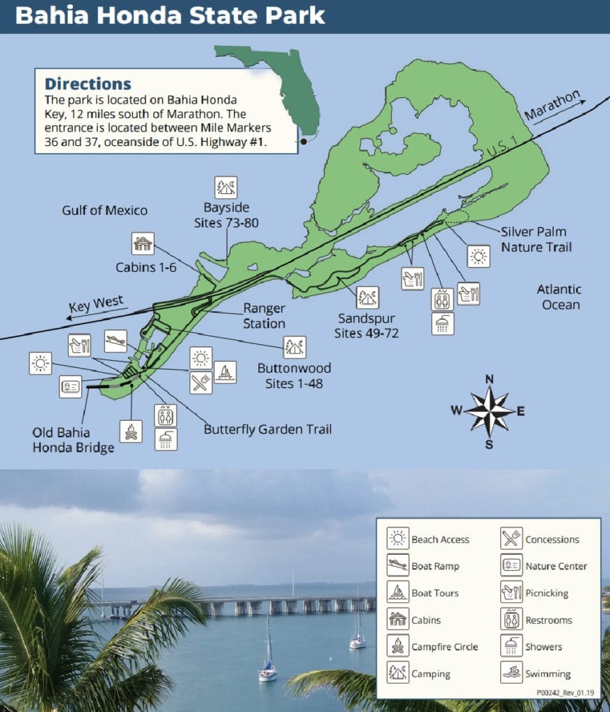 Bahia Honda State Park Map