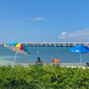 Bring your beach chairs and umbrellas to enjoy the beach at Bahia Honda State Park