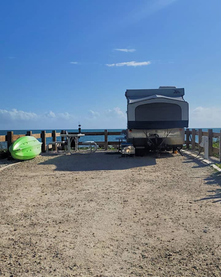 Buttonwood Campground at Bahia Honda State Park in Florida