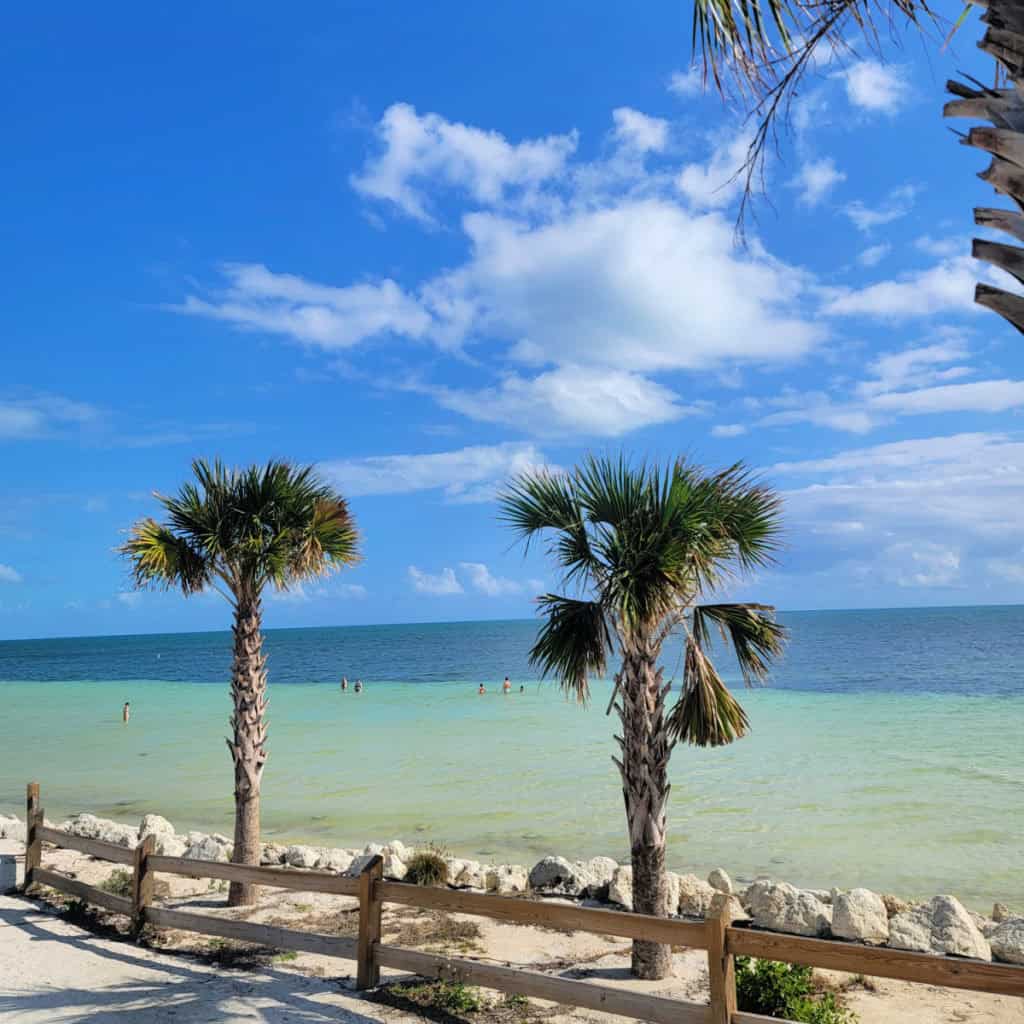 beach area at Bahia Honda State Park