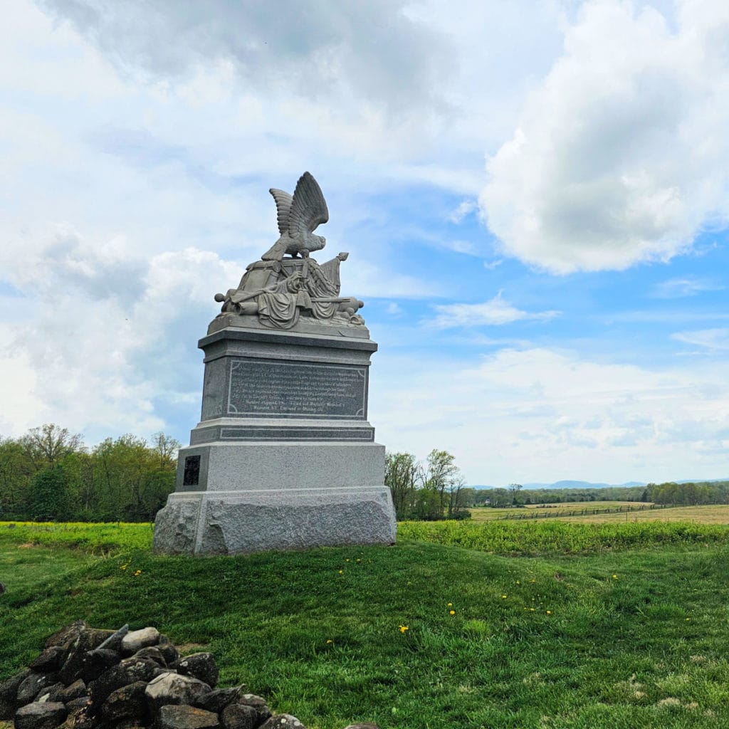 88th Pennsylvania Volunteer Infantry Regiment Monument at Gettysburg National Military Park